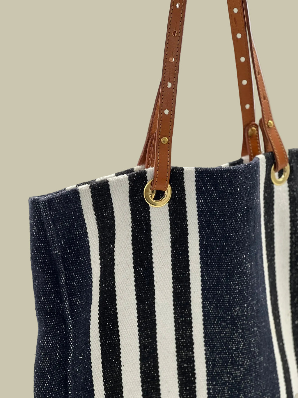Shopper Navy Algodón