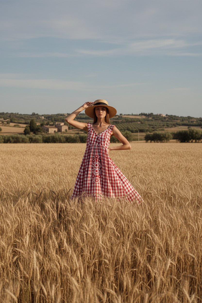 Vestido Hannah Red