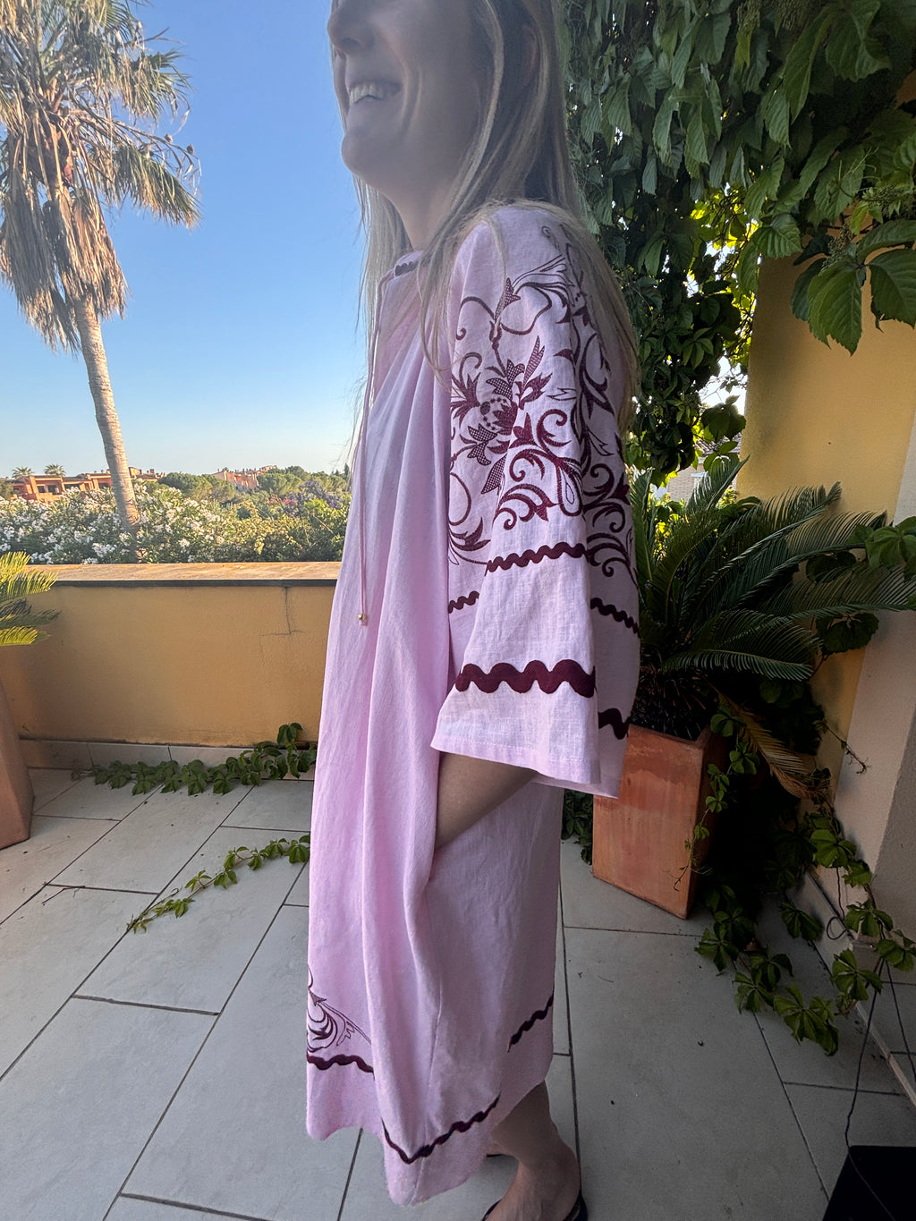 Vestido Alexandra Rosa